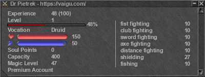 Signature for player Dr Pietrek