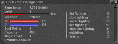 Signature for player Finek