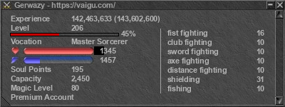 Signature for player Gerwazy