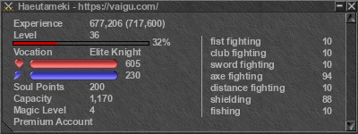 Signature for player Haeutameki