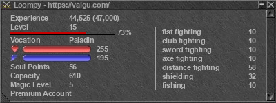 Signature for player Loompy