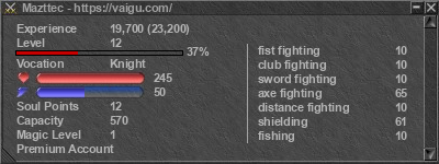 Signature for player Mazttec