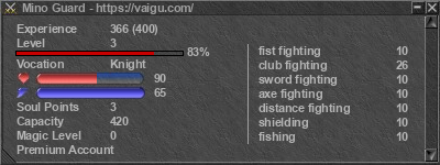 Signature for player Mino Guard