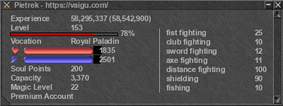 Signature for player Pietrek