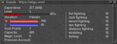 Signature for player Scarab