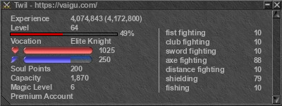 Signature for player Twil